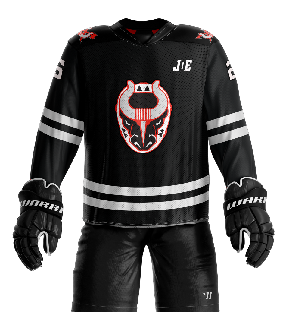 25-26 Adult Black Jersey