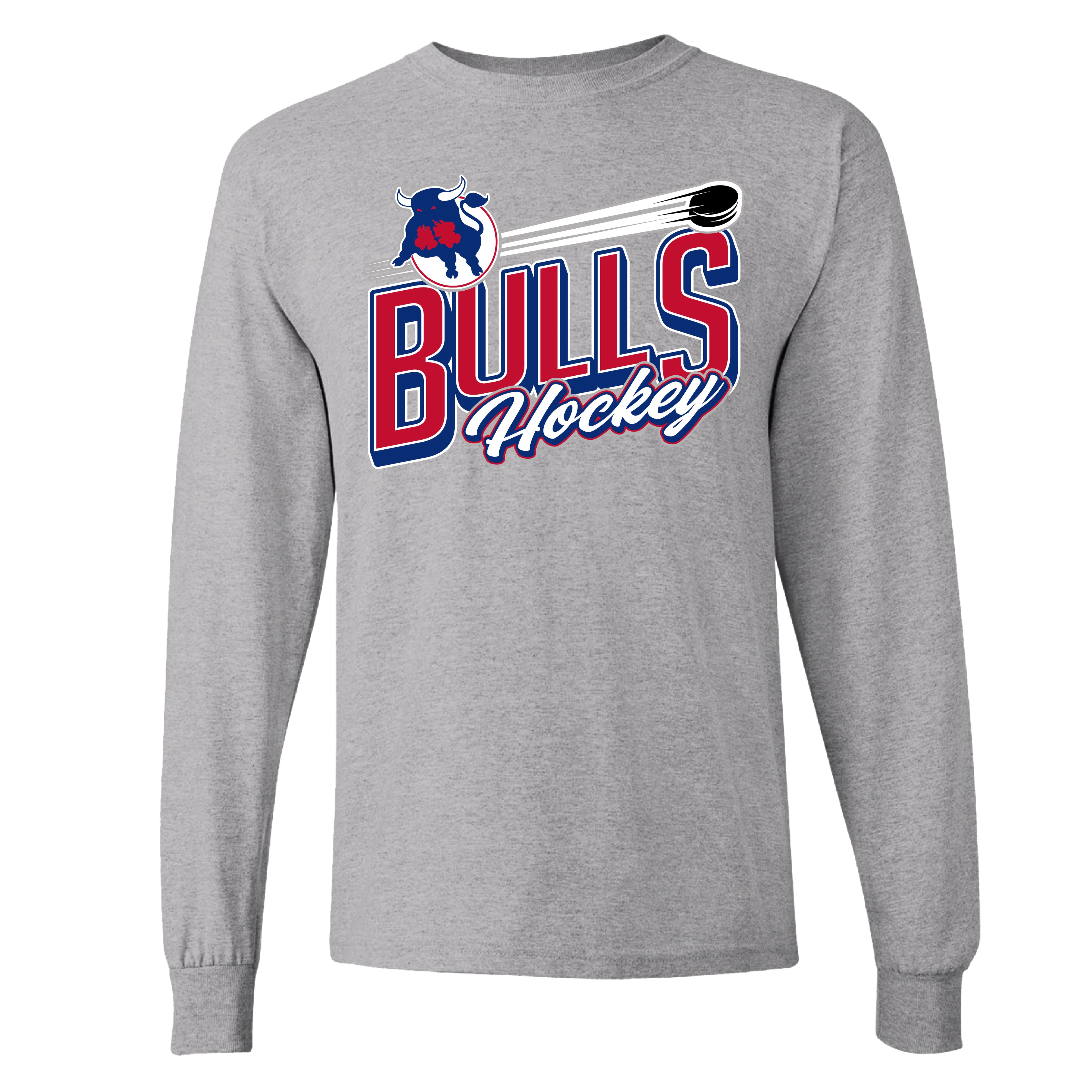 Grey L/S 70's Youth tee