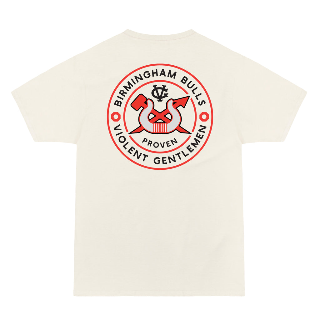 Tan 2ndary Violent Gentlemen tee