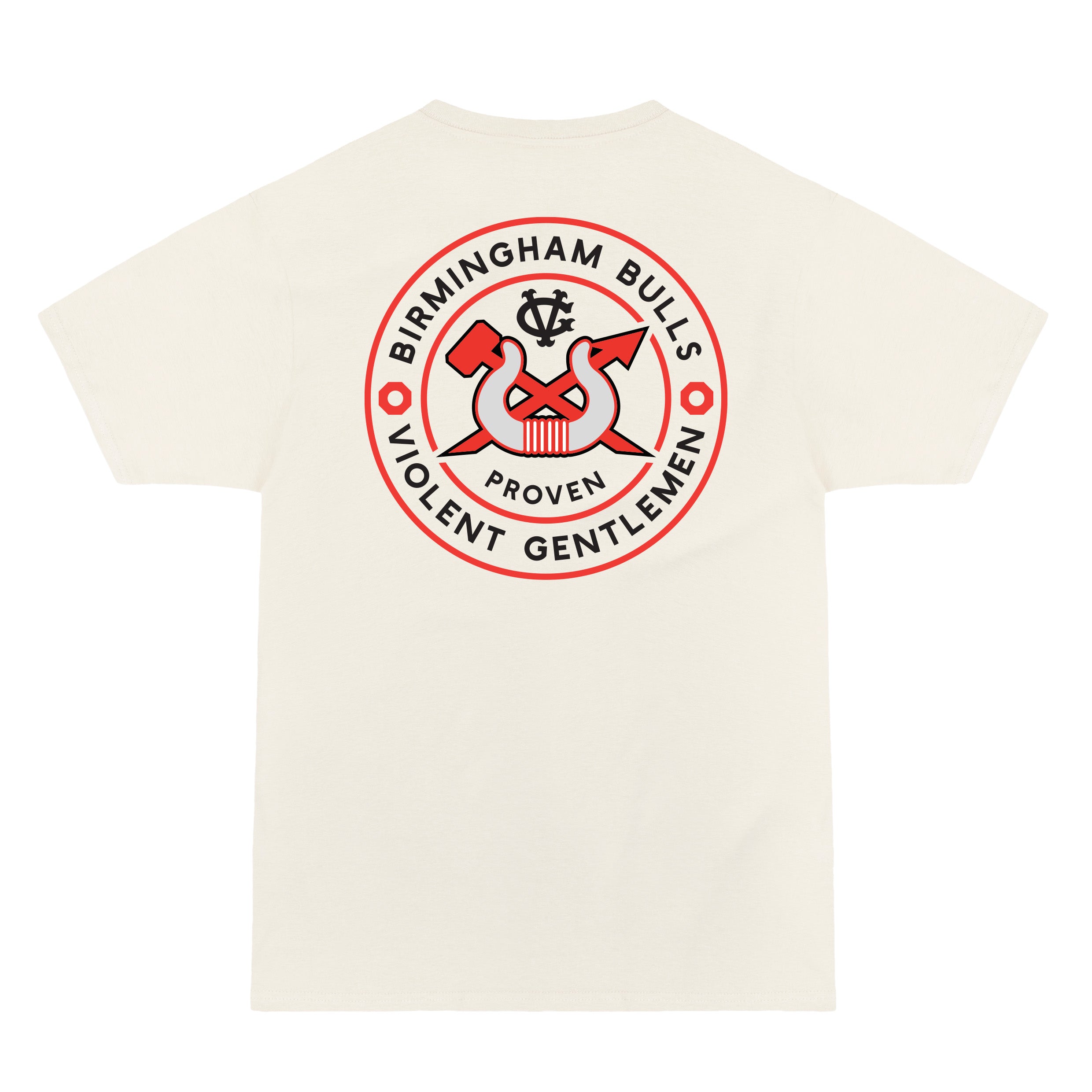 Tan 2ndary Violent Gentlemen tee
