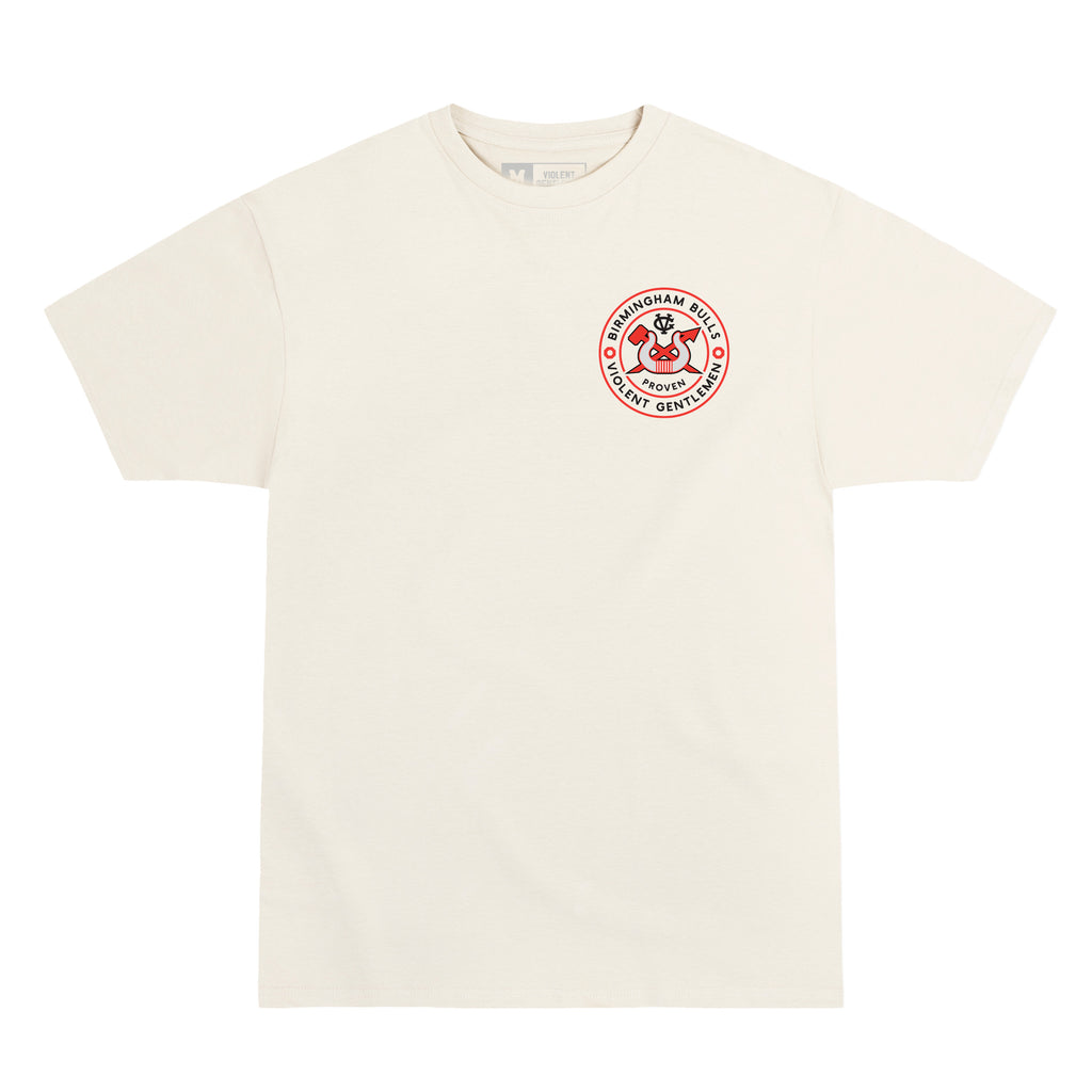 Tan 2ndary Violent Gentlemen tee