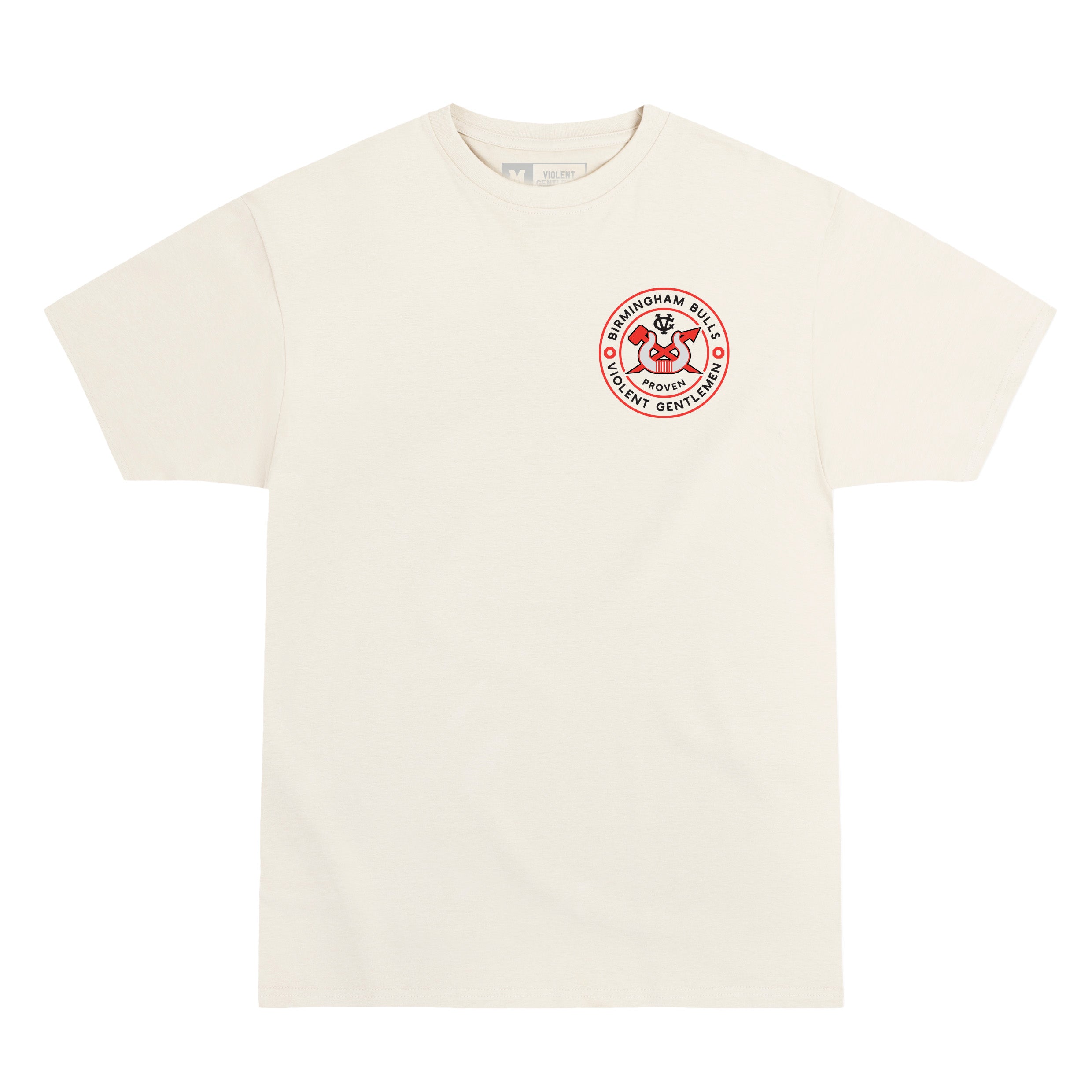 Tan 2ndary Violent Gentlemen tee