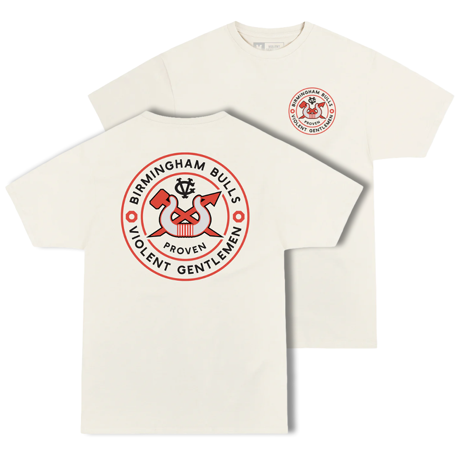 Tan 2ndary Violent Gentlemen tee